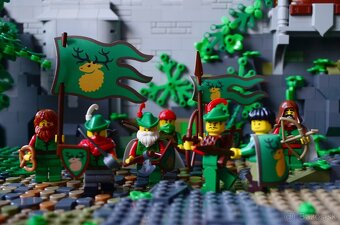 Predám Vlajky a Plášte pre lego castle - 5