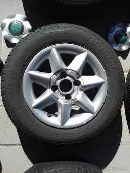 Predám letné BARUM-ky na AL diskoch 165/70 R13 79T - 5