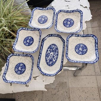 Thajské porcelánové taniere - 5