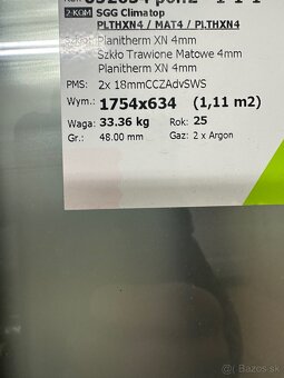 Biele fixné okno š1870mm x v 750mm - 5