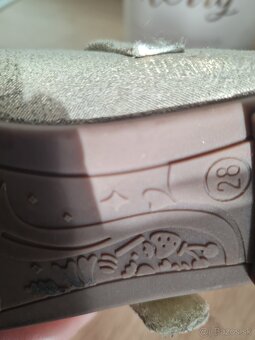 Zlate balerinky Nelli Blu 28 - 5