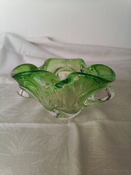 Hutné sklo - zelené - 5