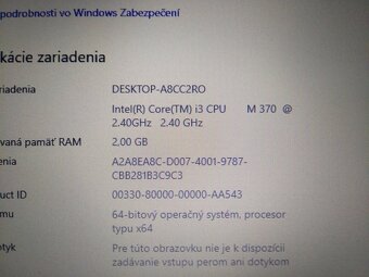 rozpredám plnefunkčný notebook Hp elitebook 8540p - 5