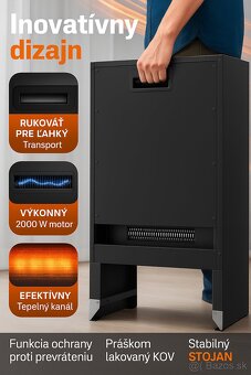 Elektrický krb 2000W s WiFi - 5