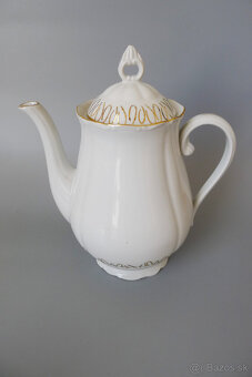 Starý porcelán - čajník a mliečnik Horní Slavkov - 5