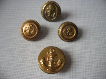 Starožitné uniformné a vojenské gombíky - 5
