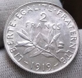 Strieborné mince Francúzska. - 5