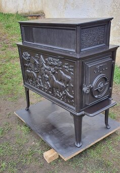 Liatinové kachle Jotul F 118 N čierný lak - 5