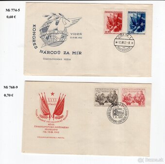 ČSR FDC na doplnenie zbierky - 5