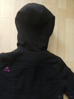 Damska flausova zimna bunda s extra velkou kapucnou, M - 5