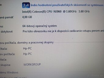 rozpredam funkčný notebook Hp 250 G6 - 5