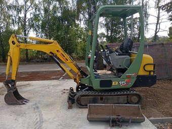 Yanmar B 15-3 minibager vaha 1500kg, - 5