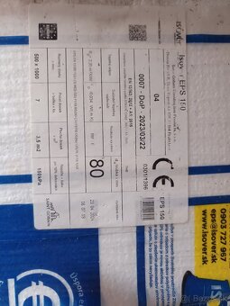 Polistrren EPS 150 80mm hrubka - 5