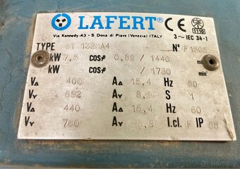 3 fázový elektromotor 7,5 Kw made in italy - 5