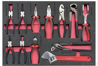 Dielenský vozík s 335 ks náradia,7 zásuviek - 5