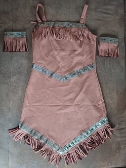 Indiánske šaty na ramienka_Haloween - 5