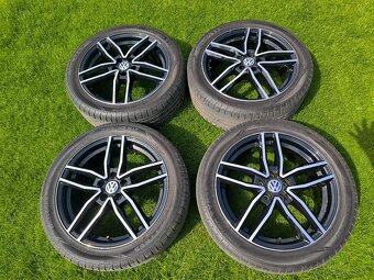 P: elektrony DEZENT TR BLACK POLISHED 5x100 r17, TOP STAV - 5