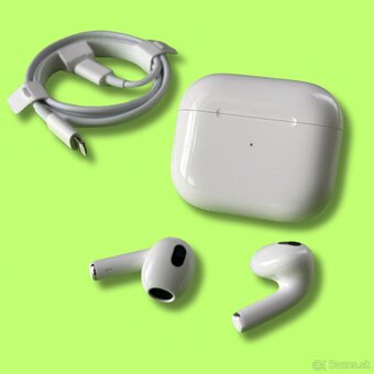 Apple AirPods 3. Generácie v top stave - originál - 5