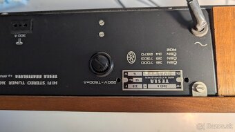 Predam HiFi prijmac / tuner Tesla 3603A - 5
