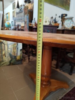 Okrúhly stôl Biedermeier. - 5