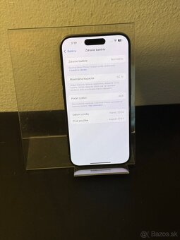 Predám Apple iPhone 15 PRO 255GB Natural Titanium - 5
