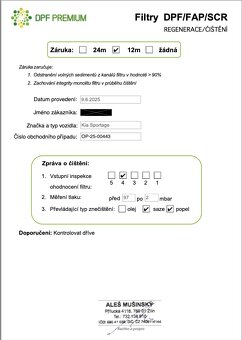 Filtr pevných částic číslo dílu 289B0-2F040 KIA Sportage - 5