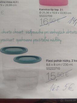 Tupperware dopredaj výrobkov, nové - 5