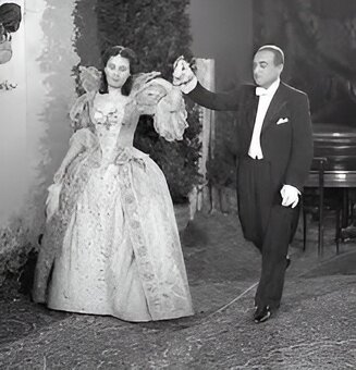 Lída Baarová, autogram na propagační fotografii, 30. léta - 5