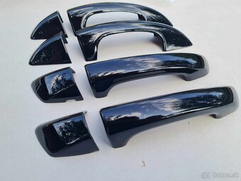 ČIERNE krytky klučiek - ŠKODA  VOLKSWAGEN  SEAT - 5