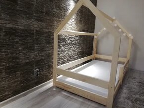 Prízemná detská posteľ Domček 160x80 - 5