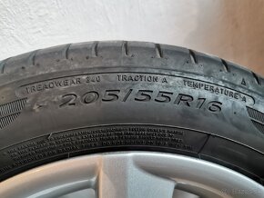 DISKY orig. Audi R16 5x112 + pneu Dunlop letne - 5