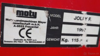 dvojkolesový malotraktor - záhradná fréza - 5