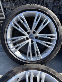 ✅ 5x112 r20 Audi original krasne disky - 5