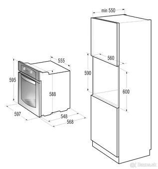 Multifunkčná vstavaná rúra Gorenje B7570E - 5