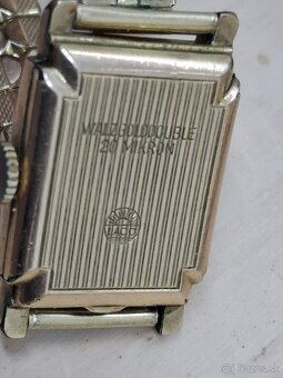 Predám funkčné dámske starožitné hodinky LACO 17 jewels 20 m - 5