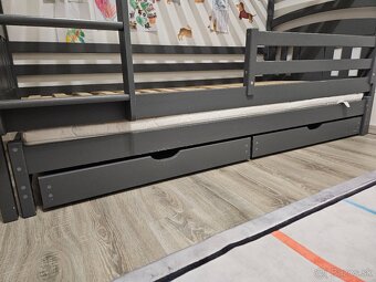 Poschodova postel siva - 5