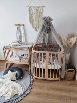 Tylový baldachýn Pom+ stojan - 5