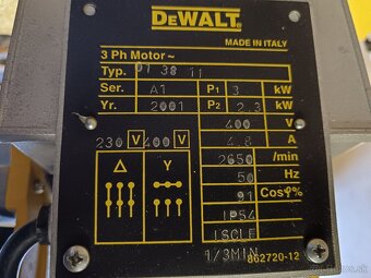 Radiální pila, zkracovací pila, DEWALT DW 722, pokosová pila - 5