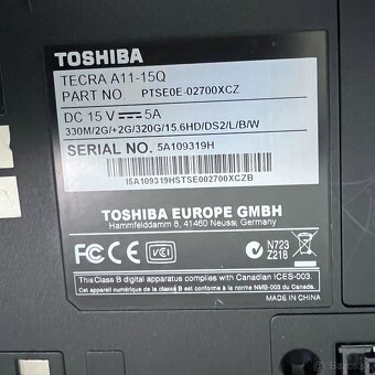 Toshiba Tecra / Intel i3 / 4GB RAM / 500GB HDD / 15.6" - 5