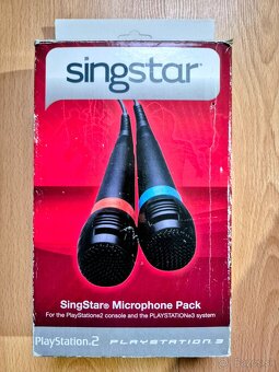 Predám Singstar mikrofóny na PS2 a PS3 + 5 hier zadarmo - 5