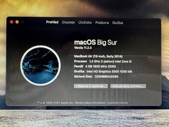 MacBook Air 13” Early 2014 – i5, 4GB, 128GB - 5