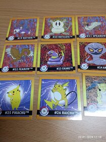 Pokemon samolepky Artbox z roku 1999 - 5