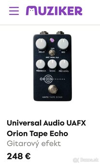 Universal Audio - UAD Orion Tape Echo - 5