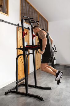 4 v 1 Multifunkčné bradlá s hrazdou HOP-SPORT 1018K - NOVÉ - 5