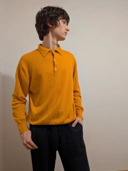 Merino pulóver Fairway&Greene taliansky sveter merino úplet - 5