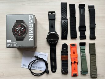 Garmin epix PRO g2 Sapphire, 51mm, Carbon Gray DLC Titanium - 5