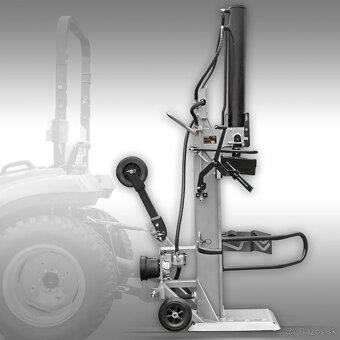 Štiepačka dreva Jansen TS-30, 30 t (PTO), stojaca, so zdvihá - 5