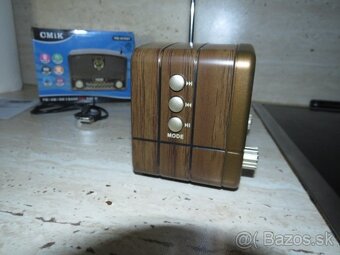 Predam nove mensie retro radio CMIK,BT,USB - - 5