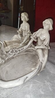 Royal Dux - figurálne zrkadlo - 5