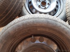 Pneumatiky 195/65 R 15 91 H s novými plechovými diskami - 5